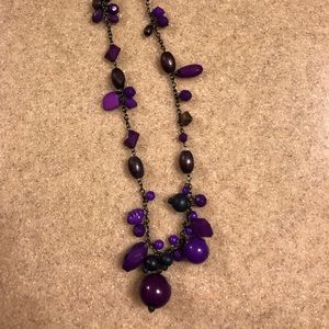 Premier Designs ‘Plumberry’ Purple Long Necklace